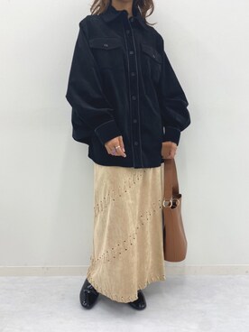 「M nort（エムノート）のアイテム」を使った、Mnortさん（レディース・160cm）の秋コーディネート