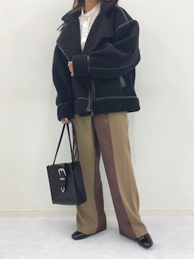 「M nort（エムノート）のアイテム」を使った、Mnortさん（レディース・160cm）の秋コーディネート