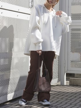 「M nort（エムノート）のアイテム」を使った、Mnortさん（レディース・160cm）の秋コーディネート