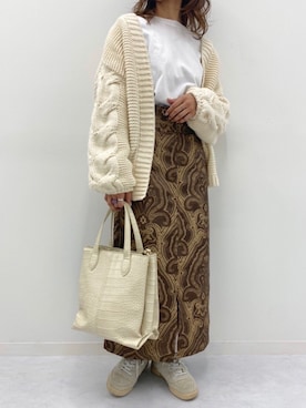 「M nort（エムノート）のアイテム」を使った、Mnortさん（レディース・160cm）の秋コーディネート