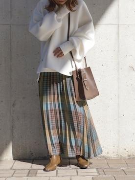 「M nort（エムノート）のアイテム」を使った、Mnortさん（レディース・160cm）の秋コーディネート