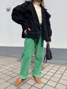 「M nort（エムノート）のアイテム」を使った、Mnortさん（レディース・154cm）の秋コーディネート