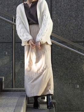 「M nort（エムノート）のアイテム」を使った、Mnortさん（レディース・160cm）の秋コーディネート