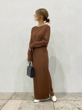 「M nort（エムノート）のアイテム」を使った、Mnortさん（レディース・160cm）の秋コーディネート