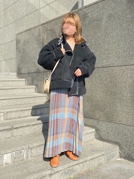 「M nort（エムノート）のアイテム」を使った、Mnortさん（レディース・160cm）の秋コーディネート