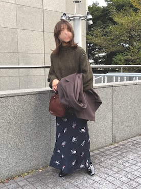 Mnortさん（レディース・160cm）の冬コーディネート