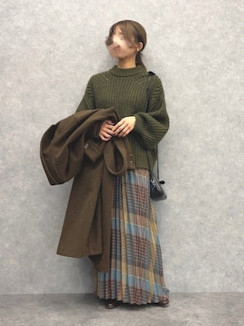 Mnortさん（レディース・160cm）の冬コーディネート