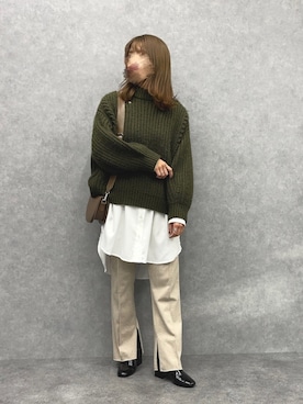 Mnortさん（レディース・160cm）の冬コーディネート