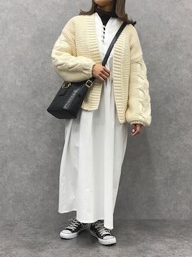 Mnortさん（レディース・155cm）の冬コーディネート