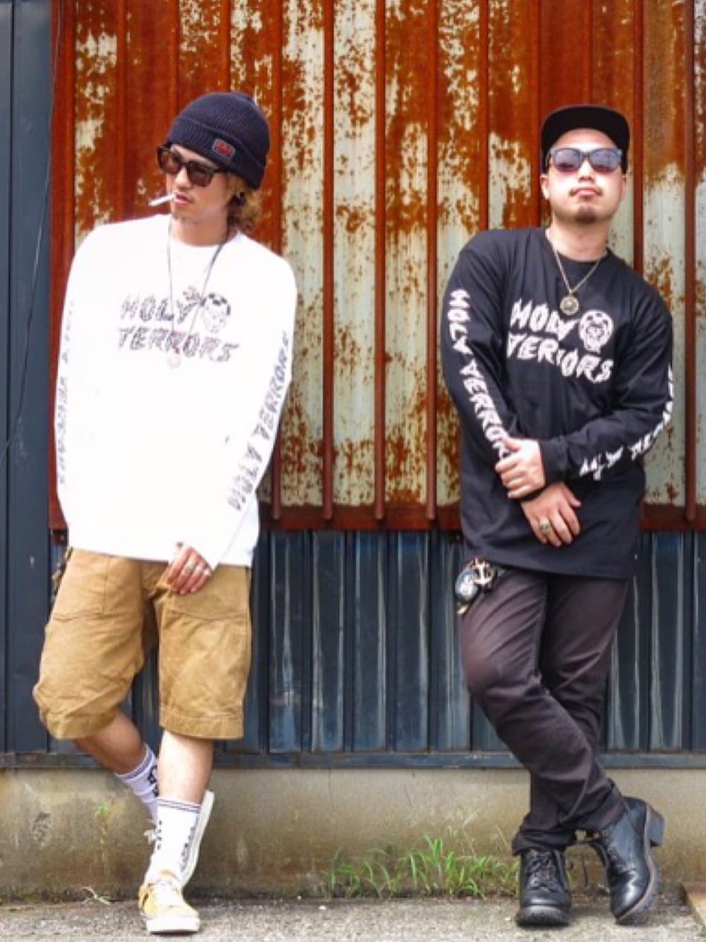 「street、STYLE、streetstyle、ootd」｜「CLUCTのアイテム（ニットキャップ/ビーニー、ブラック系）」を使った、Canvas Yoshikiさん（メンズ・177cm）の夏コーディネートの1枚目の写真