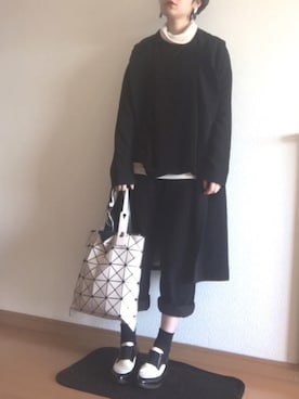 「スプリングSENSEOFPLACE」｜「アイテム（その他アウター）」を使った、林﨑咲良さん（レディース・153cm）の春コーディネート