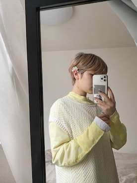 「JOINT WORKS（ジョイントワークス）のアイテム（ワンピース/ドレス）」を使った、林﨑咲良さん（レディース・153cm）の春コーディネート
