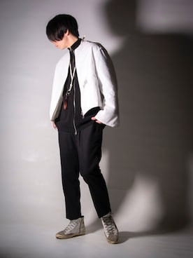 「OAMC（オーエーエムシー）のアイテム（ジャケット/アウター）」を使った、Mas@さん（メンズ・178cm）の冬コーディネート