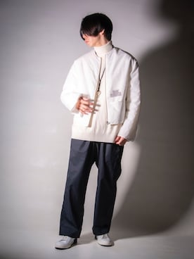 「OAMC（オーエーエムシー）のアイテム（ジャケット/アウター）」を使った、Mas@さん（メンズ・178cm）の春コーディネート