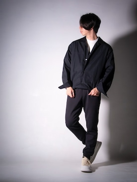 「アイテム（スウェットパンツ）」を使った、Mas@さん（メンズ・178cm・20代）の春コーディネート