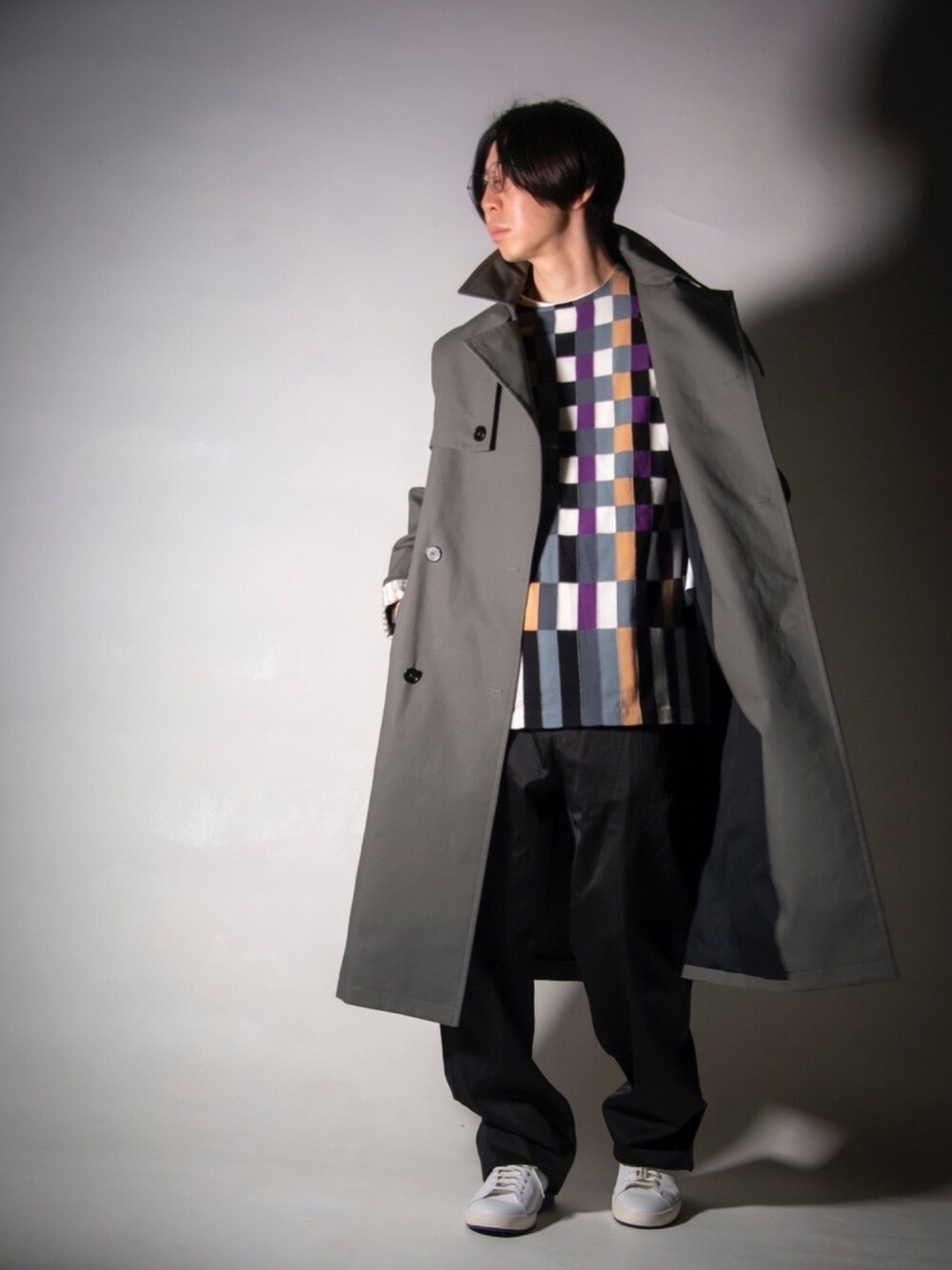 JIL SANDER ジルサンダー トレンチコート JIL SANDERのトレンチコートを使った人気ファッション