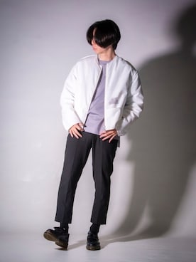 「OAMC（オーエーエムシー）のアイテム（ジャケット/アウター）」を使った、Mas@さん（メンズ・178cm）の春コーディネート