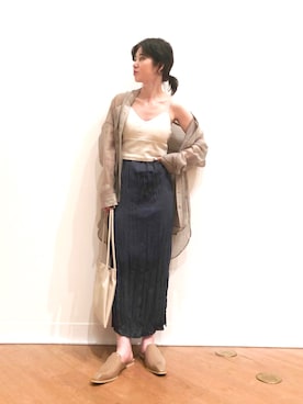 「KBF+」｜「アイテム（その他シューズ）」を使った、mocaさん（レディース・160cm）の夏コーディネート
