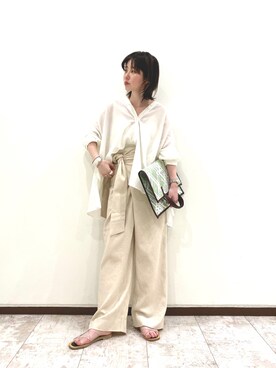 mocaさん（レディース・160cm）の夏コーディネート