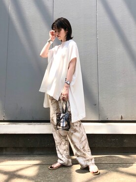 mocaさん（レディース・160cm）の夏コーディネート