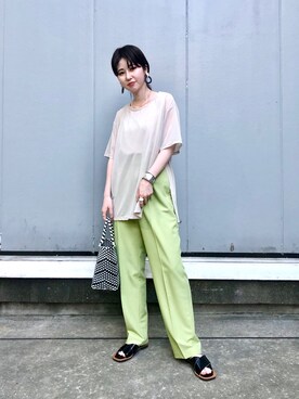mocaさん(レディース・160cm)の夏コーディネート