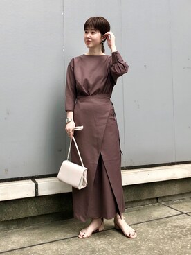 「RODE SKO（ロデスコ）のアイテム（サンダル）」を使った、mocaさん（レディース・160cm）の夏コーディネート