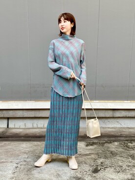 「KBF+」｜「アイテム（ブーツ）」を使った、mocaさん（レディース・160cm）の春コーディネート