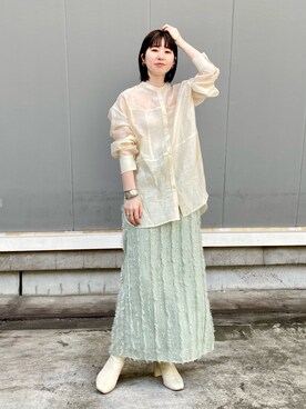 「kbf_ootd」｜mocaさん（レディース・160cm）の春コーディネート