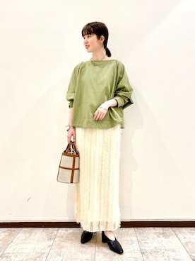 「kbf_ootd」｜mocaさん（レディース・160cm）の春コーディネート