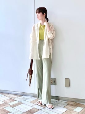 「kbf_ootd」｜mocaさん（レディース・160cm）の春コーディネート