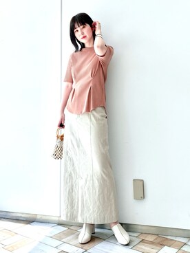 「kbf_ootd」｜mocaさん（レディース・160cm）の春コーディネート