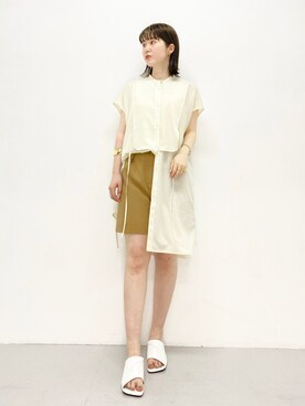 「kbf_ootd」｜mocaさん（レディース・160cm）の春コーディネート