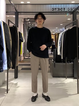 shuhei adachiさん（メンズ・173cm）の春コーディネート