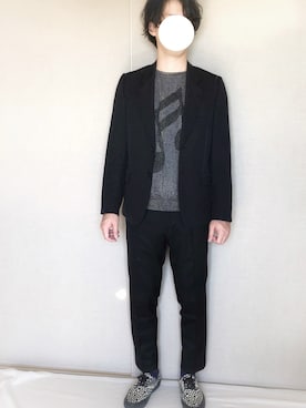「アイテム（セットアップ）」を使った、otnekさん（メンズ・176cm・20代）の秋コーディネート
