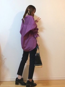 「風邪っぴき」｜mikaさん（レディース・155cm）の秋コーディネート