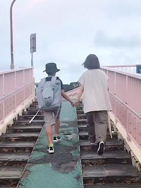 「息子コーデ」｜「アイテム（腕時計）」を使った、mikaさん（レディース・155cm）の秋コーディネート