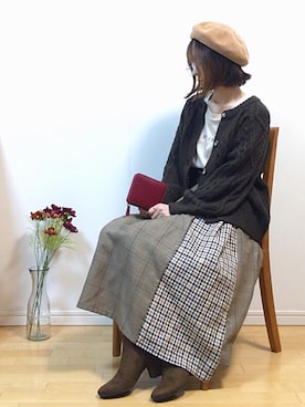 mikaさん（レディース・155cm）の秋コーディネート