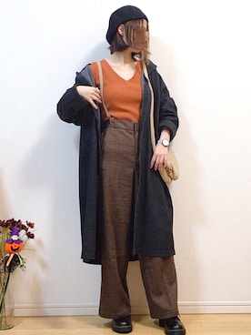 mikaさん（レディース・155cm）の秋コーディネート