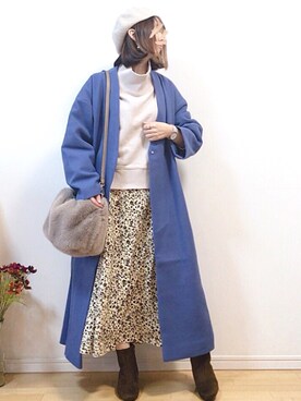 「polcadot」｜「アイテム（福袋/福箱）」を使った、mikaさん（レディース・155cm）の冬コーディネート
