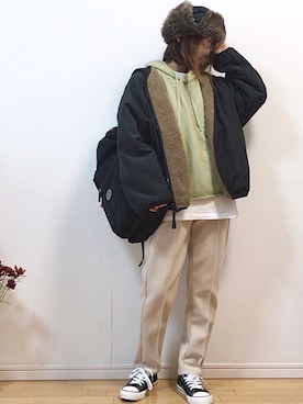 mikaさん(レディース・155cm)の冬コーディネート