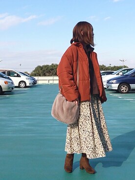 「SENSE OF PLACE by URBAN RESEAR」｜「アイテム（その他）」を使った、mikaさん（レディース・155cm）の冬コーディネート