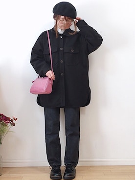 「SENSE OF PLACE by URBAN RESEAR」｜「アイテム（その他）」を使った、mikaさん（レディース・155cm）の冬コーディネート
