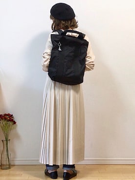 「polcadot」｜「アイテム（パンプス）」を使った、mikaさん（レディース・155cm）の春コーディネート
