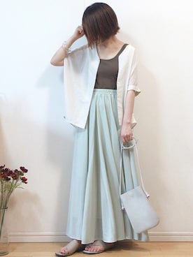 mikaさん（レディース・155cm）の夏コーディネート