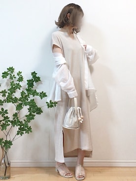 mikaさん(レディース・155cm)の夏コーディネート