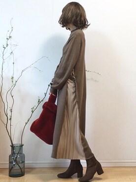 mikaさん（レディース・155cm）の秋コーディネート