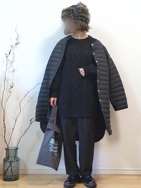 「アイテム（ドレスシューズ）」を使った、mikaさん（レディース・155cm）の秋コーディネート