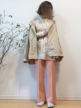 「アイテム（ウィッグ）」を使った、mikaさん（レディース・155cm）の春コーディネート