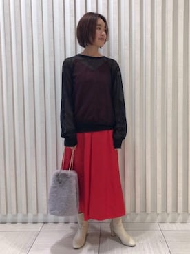 伊藤　オデット エ オディール スタッフさん（レディース・164cm）の秋コーディネート