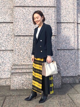 「PAOLA NUTTI  （パオラヌッティ）のアイテム」を使った、伊藤　オデット エ オディール スタッフさん（レディース・164cm）の秋コーディネート